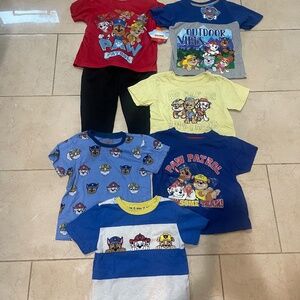 Boys paw patrol clothes